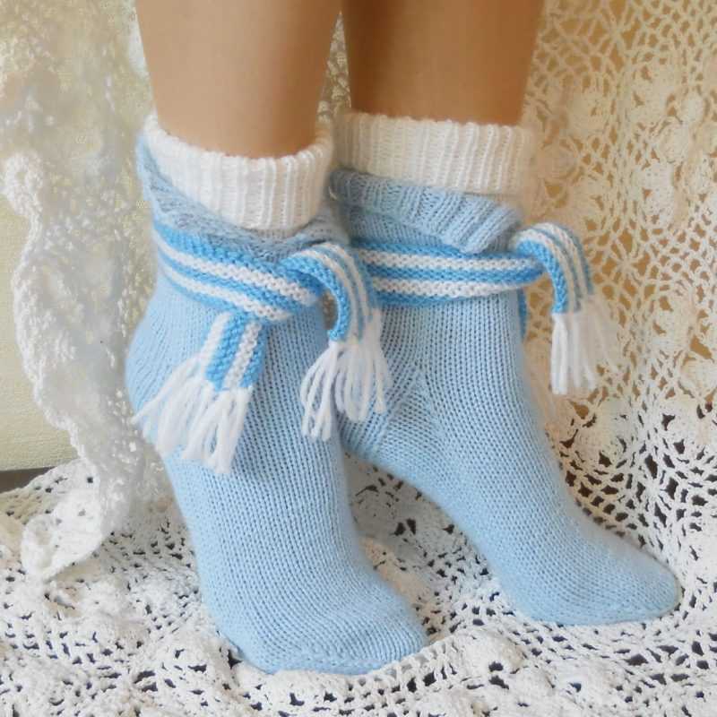 Как вязать носки спицами: схемы для начинающих пошагово