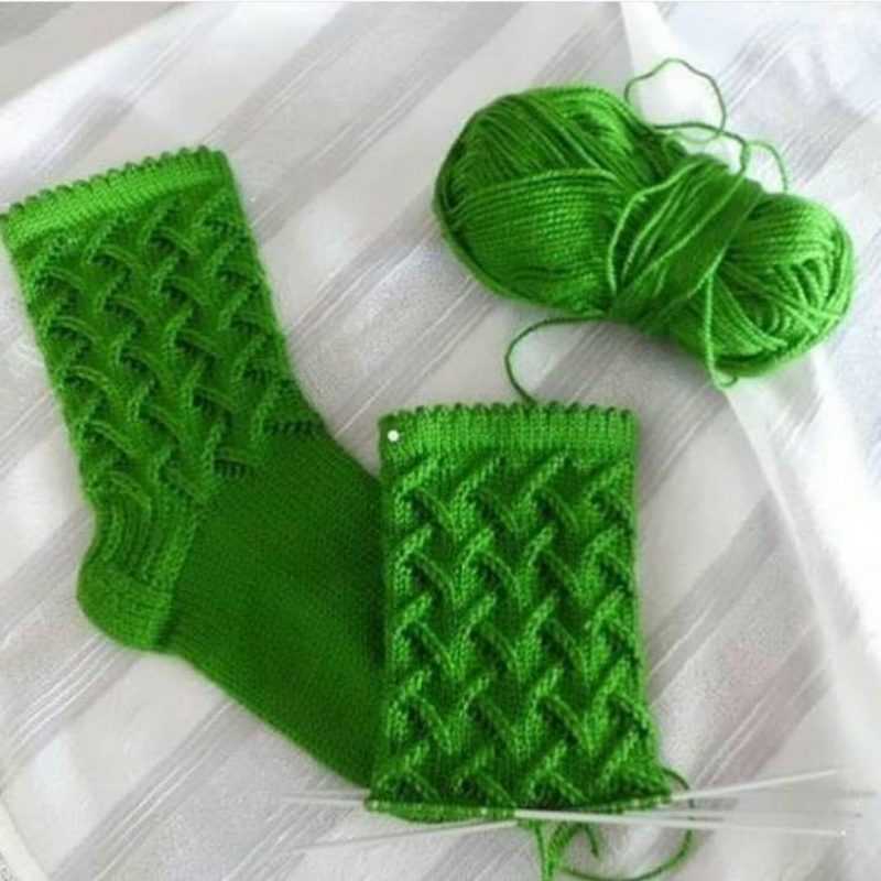 Как вязать носки спицами: схемы для начинающих пошагово