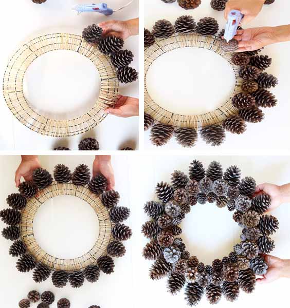 kreplenie shishek k osnove venka