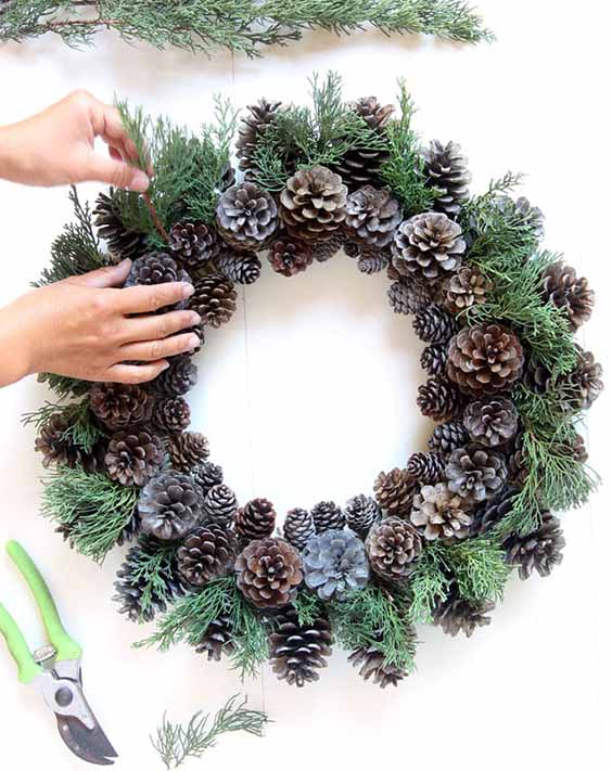 vetochki i shishki na venke