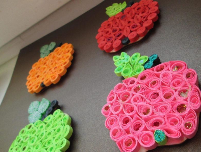 Аппликация фрукты (81 фото): шаблоны фруктов для создания детской поделки