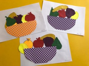 Аппликация фрукты (81 фото): шаблоны фруктов для создания детской поделки