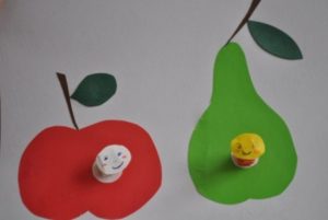 Аппликация фрукты (81 фото): шаблоны фруктов для создания детской поделки