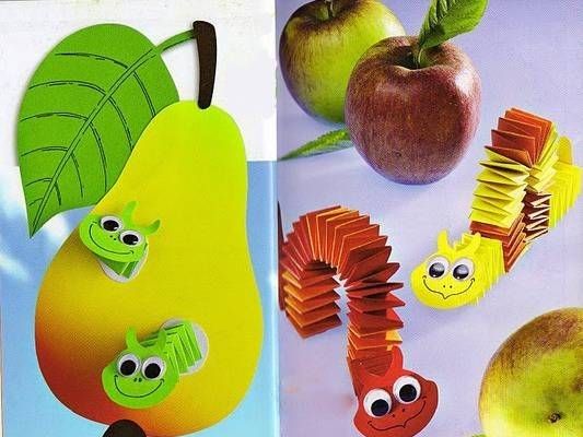 Аппликация фрукты (81 фото): шаблоны фруктов для создания детской поделки