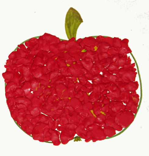 Аппликация фрукты (81 фото): шаблоны фруктов для создания детской поделки