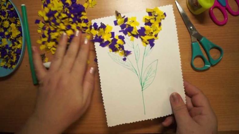 Аппликация из бумаги: шаблоны и схемы для самых маленьких