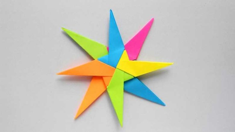 Оригами сюрикен (72 фото) - поэтапная инструкция по схемам для начинающих