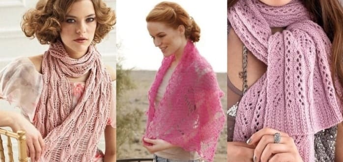 Ажурный шарфик