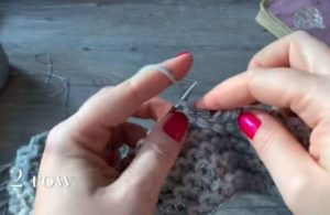 Как вязать платочную вязку по схемам круговыми и обычными спицами для начинающих