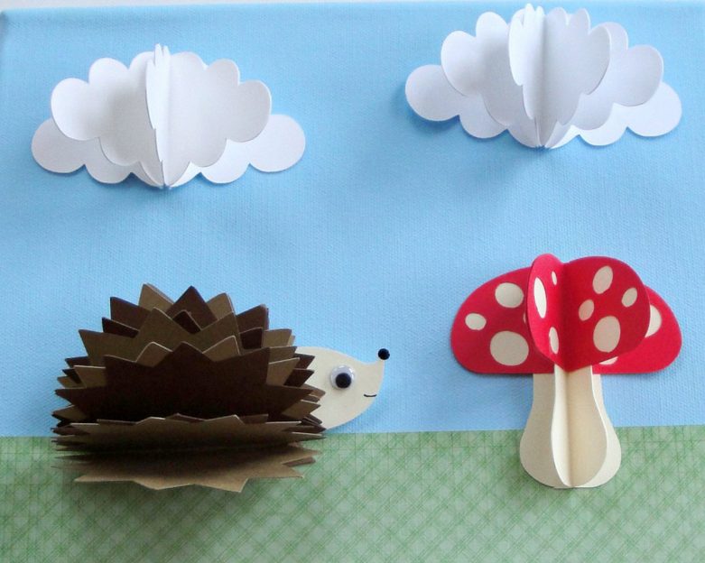 Аппликация из бумаги: шаблоны и схемы для самых маленьких