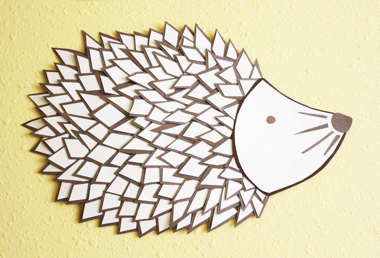 Аппликация из бумаги: шаблоны и схемы для самых маленьких