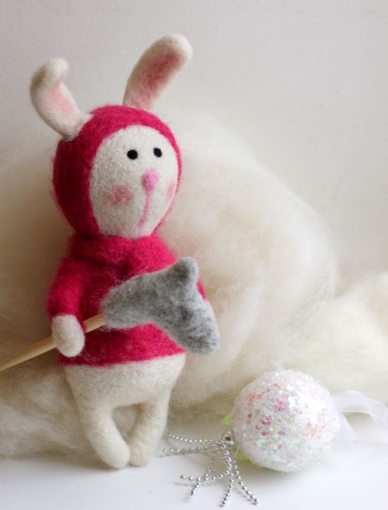 Фелтинг: пошаговое валяние из шерсти для начинающих