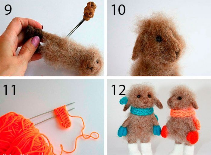 Фелтинг: пошаговое валяние из шерсти для начинающих