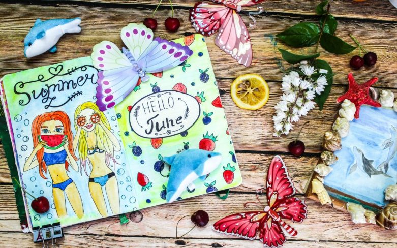 Идеи для личного дневника - обзор способов необычного оформления, фото идеи