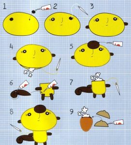 Новогодние игрушки из фетра: выкройки, фото, пошаговое описание