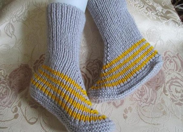 Как вязать носки спицами: схемы для начинающих пошагово