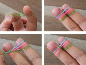 Как плести из резинок фигурки на рогатке видео-урок для начинающих