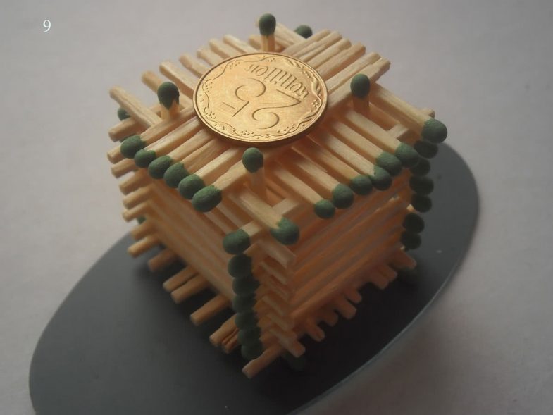 Поделки из спичек: 100 лучших фото интересных идей