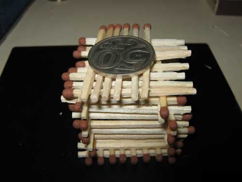 Поделки из спичек: 100 лучших фото интересных идей