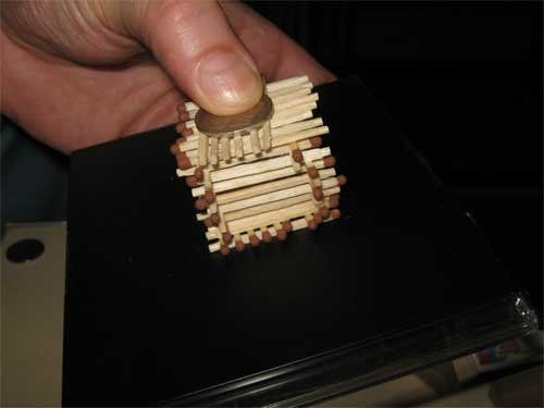 Поделки из спичек: 100 лучших фото интересных идей