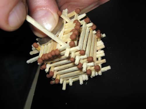 Поделки из спичек: 100 лучших фото интересных идей