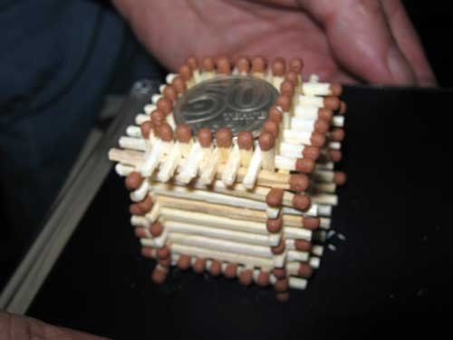 Поделки из спичек: 100 лучших фото интересных идей