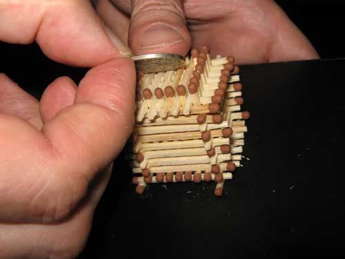 Поделки из спичек: 100 лучших фото интересных идей