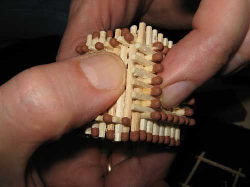 Поделки из спичек: 100 лучших фото интересных идей