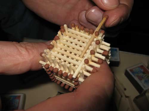 Поделки из спичек: 100 лучших фото интересных идей