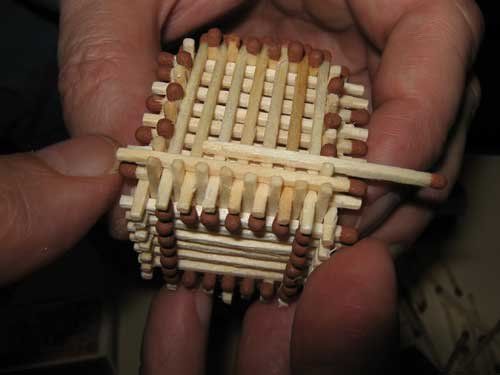 Поделки из спичек: 100 лучших фото интересных идей