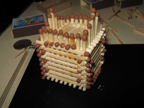 Поделки из спичек: 100 лучших фото интересных идей