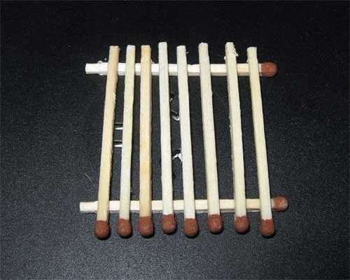 Поделки из спичек: 100 лучших фото интересных идей