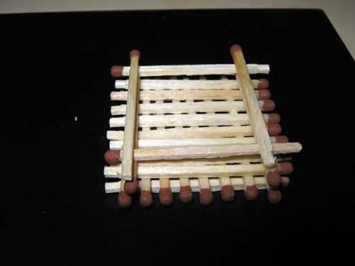 Поделки из спичек: 100 лучших фото интересных идей