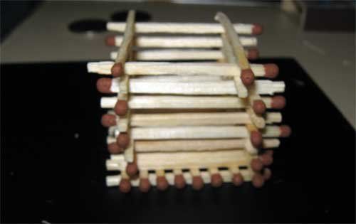 Поделки из спичек: 100 лучших фото интересных идей