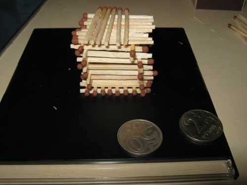 Поделки из спичек: 100 лучших фото интересных идей