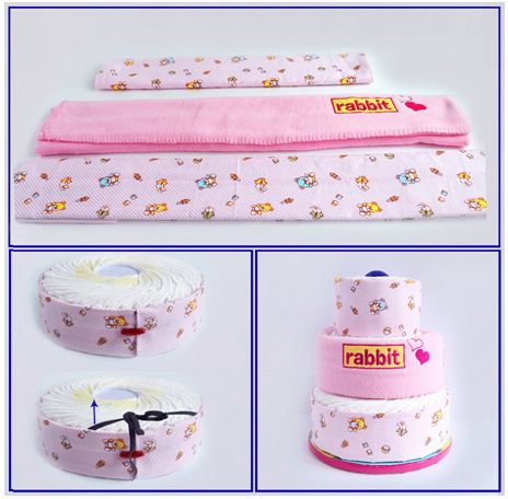 Торт из памперсов  своими руками (девочке, мальчику): пошаговое фото, мастер-класс