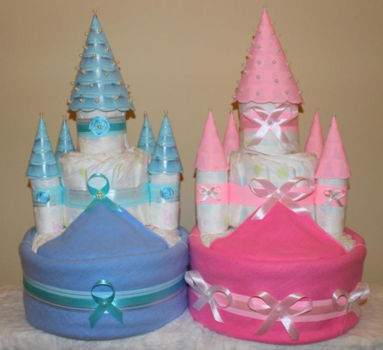 Торт из памперсов  своими руками (девочке, мальчику): пошаговое фото, мастер-класс