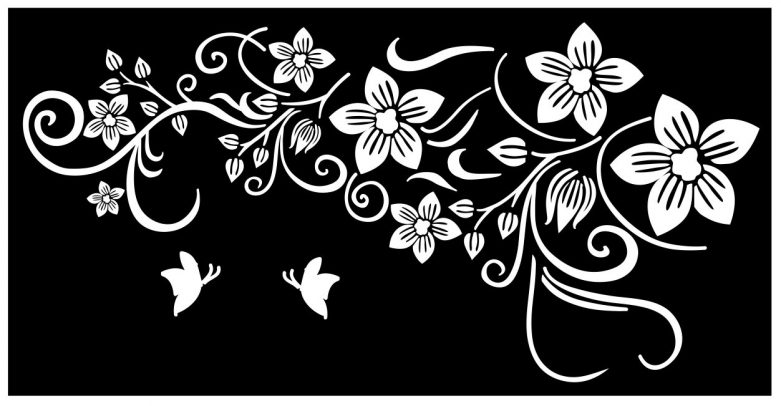 Как сделать трафарет своими руками - 77 фото идей настенных трафаретов