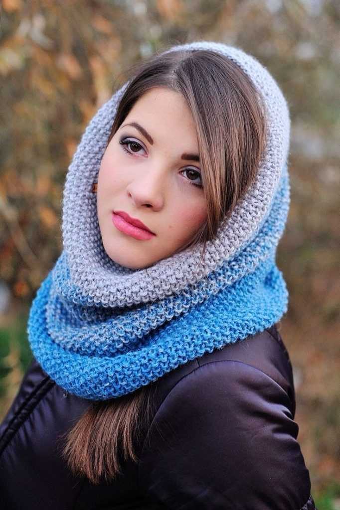 Шарф снуд спицами с описанием схемы: 92 фото новинки, подборка лучших вариантов моделей 2019