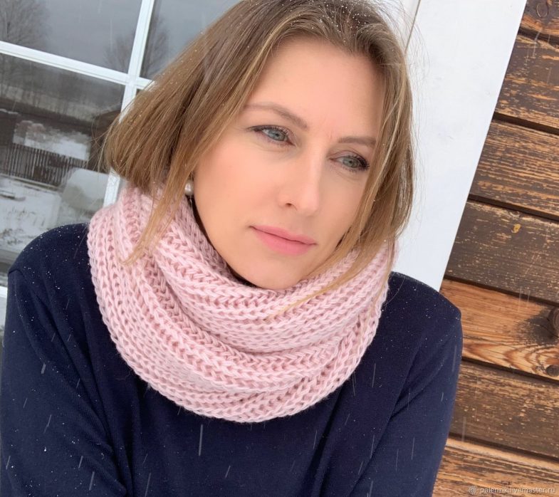 Шарф снуд спицами с описанием схемы: 92 фото новинки, подборка лучших вариантов моделей 2019