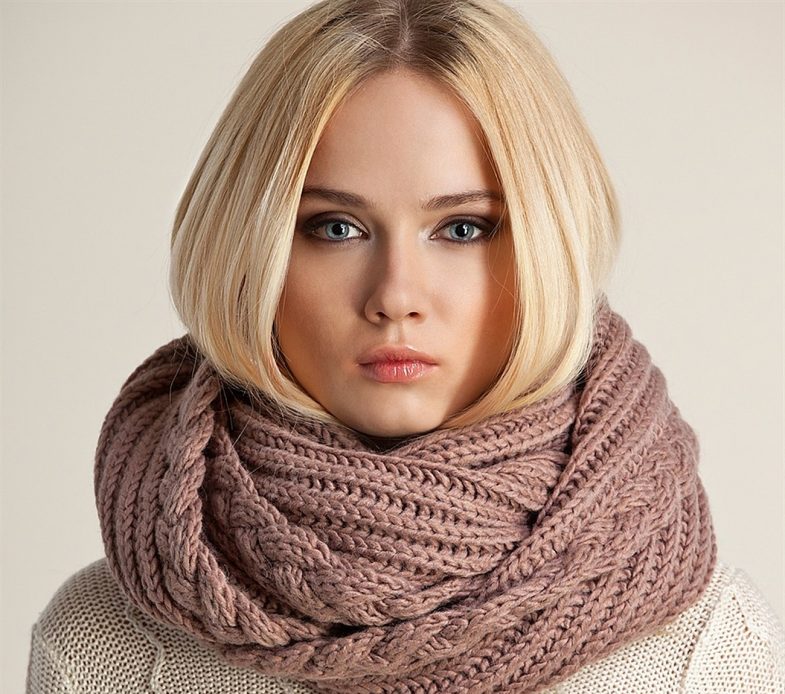 Шарф снуд спицами с описанием схемы: 92 фото новинки, подборка лучших вариантов моделей 2019