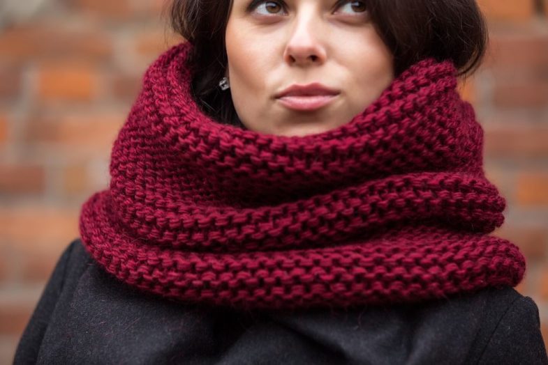 Шарф снуд спицами с описанием схемы: 92 фото новинки, подборка лучших вариантов моделей 2019
