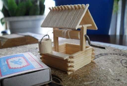 Поделки из спичек: 100 лучших фото интересных идей