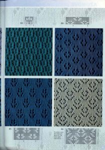 Ажурные узоры спицами, больше 60 схем и изделий с ажурными узорами, Узоры для вязания спицами