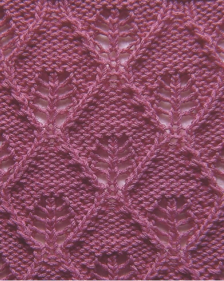 Ажурные узоры спицами, больше 60 схем и изделий с ажурными узорами, Узоры для вязания спицами