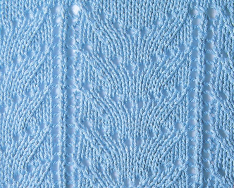 Ажурные узоры спицами, больше 60 схем и изделий с ажурными узорами, Узоры для вязания спицами