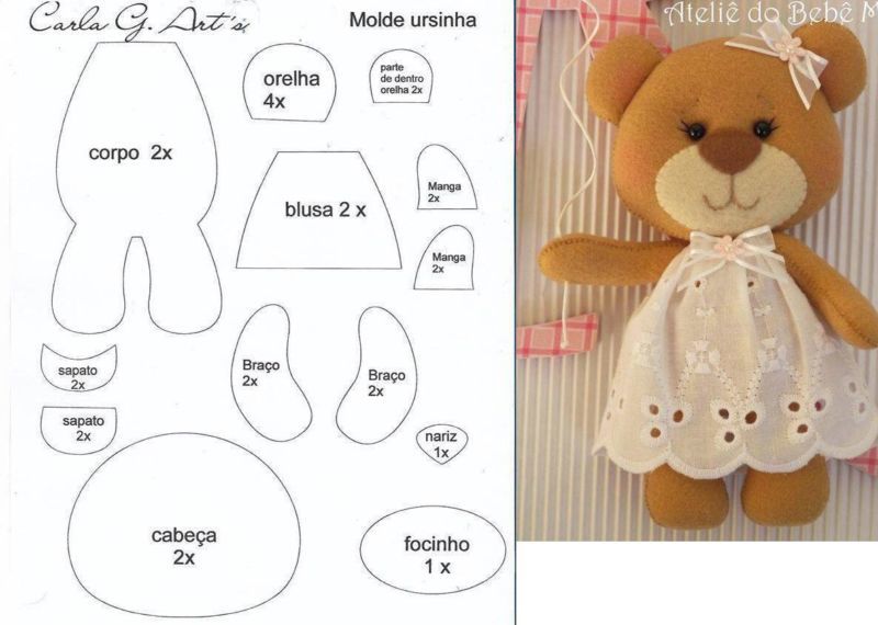 Новогодние игрушки из фетра: выкройки, фото, пошаговое описание