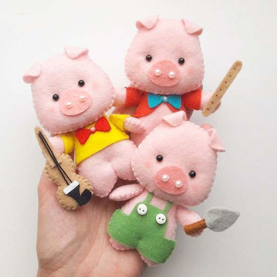 Новогодние игрушки из фетра: выкройки, фото, пошаговое описание