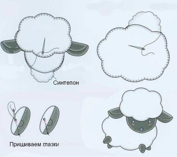 Новогодние игрушки из фетра: выкройки, фото, пошаговое описание