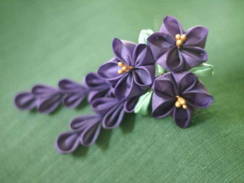 Канзаши своими руками: простые модели и способы изготовления